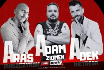 Białogard Wydarzenie Stand-up Adek Nietreba Aras Piaszczyński Adam Ziomek