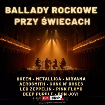 Koszalin Wydarzenie Koncert Największe hity Queen, Metalliki, Nirvany i innych legend - w nastrojowych aranżacjach smyczkowych