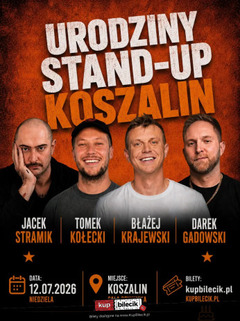 Koszalin Wydarzenie Stand-up Urodziny Stand-up Koszalin - Gadowski, Krajewski, Kołecki, Stramik
